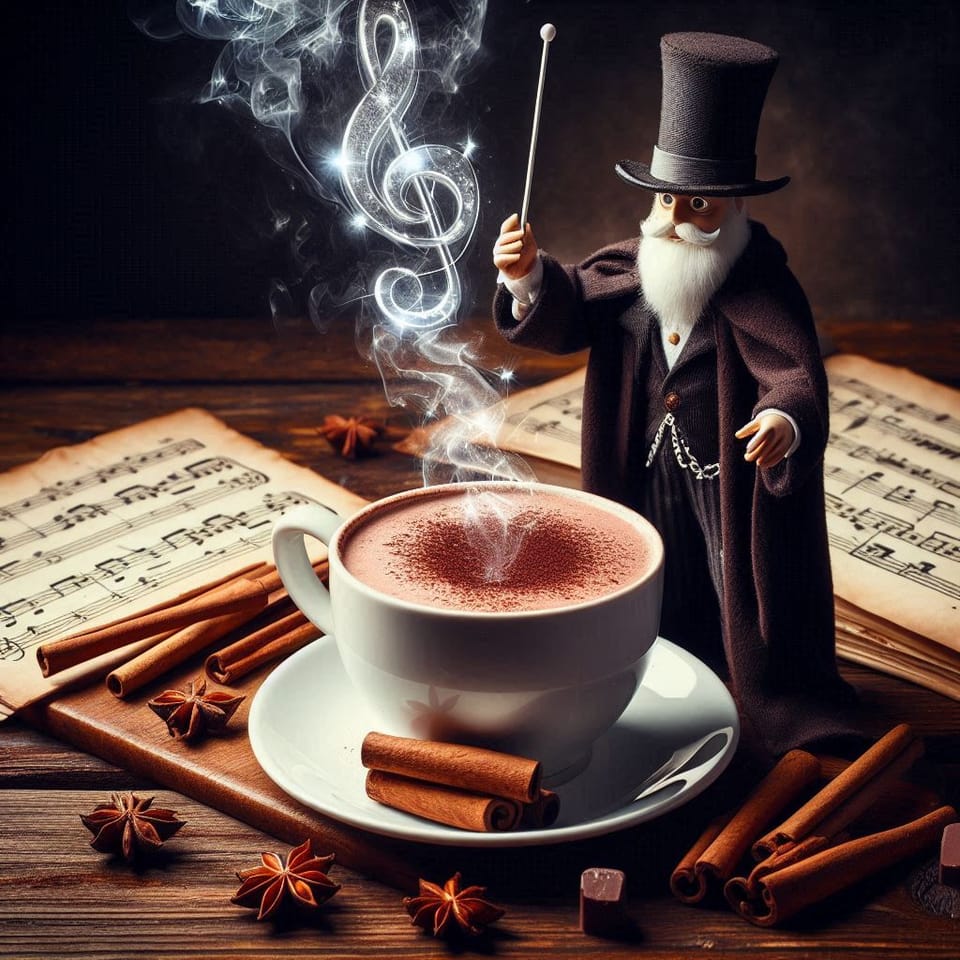 The Hot Chocolate Effect: How Bubbles Bend Sound